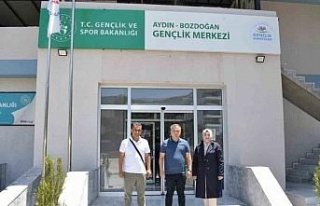 Kaymakamı Gökçe, Gençlik Merkezi’ndeki çalışmaları...