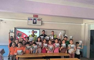 Köşk jandarması tarafından okullarda trafik eğitimi...