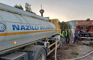 Nazilli Belediyesi’nden Kuşadası’ndaki yangının...