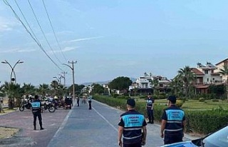 Sahil bandında ‘motor’ nöbeti