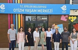 Efeler Belediyesi Otizm Yaşam Merkezi Fethiyeli misafirlerini...