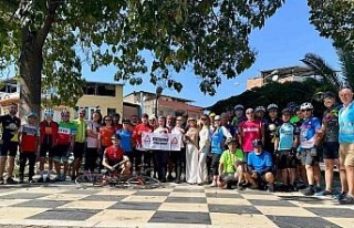 Aydınlı bisikletçiler hafta sonları durmuyor