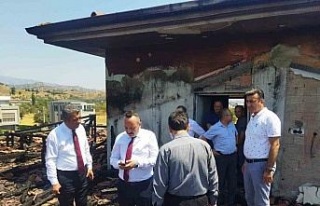 Nazilli’de yangın çıkan anaokulunda hasar tespit...