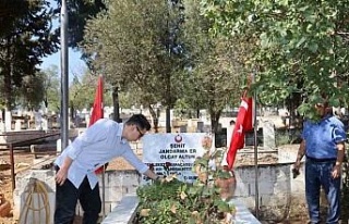 Şehit jandarma er Altun mezarı başında anıldı