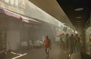 Nazilli’de perdecideki yangın büyümeden söndürüldü