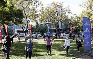 Başkan Çerçioğlu Aydınlıları sağlıklı hayat...