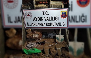 Didim’de kaçak kazıya jandarmadan suçüstü