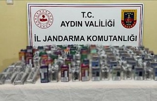 Jandarma ekipleri 135 adet elektronik sigara ele geçirdi