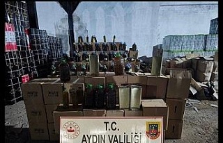 Aydın’da 8 ton sahte sahte zeytinyağı ele geçirildi