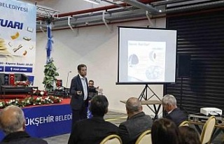Başkan Çerçioğlu Aydın Kitap Fuarı’nda yazarları...