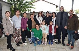 Başkan Çerçioğlu, Germencik’te vatandaşlarla...