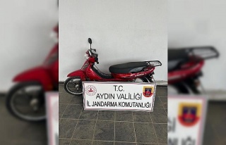 Çalınan motosikleti jandarma ekipleri buldu