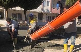 Didim’de yol yapım çalışmaları hız kesmiyor