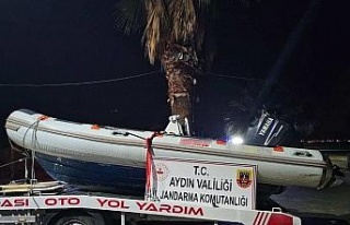 Göçmen kaçakçısı şüphelisi zodyak bot ile...