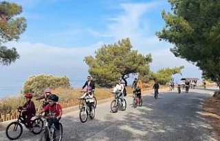 Milli Park, genç bisikletçileri ağırladı