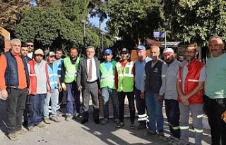 Nazilli İstasyon Meydanı’ndaki yol çalışmalarının...