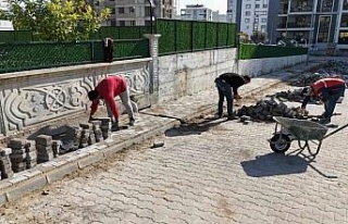 Nazilli sokaklarında kaldırım çalışması başlatıldı