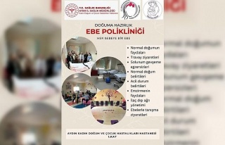 Aydın Kadın Doğum ve Çocuk Hastanesi’nde Ebe...