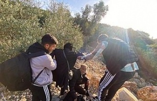 Aydın’da 4 düzensiz göçmen kurtarıldı