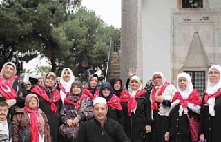 Aydınlı umreciler kutsal topraklara uğurlandı