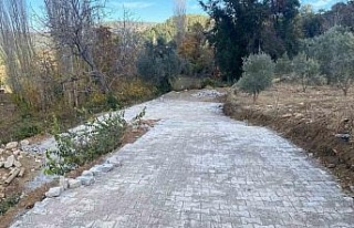 Bozdoğan’da 8 ayda 33 bin metrekare taş döşeme...