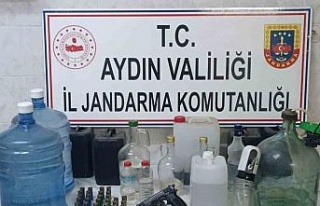 Didim’de yeni yıl öncesi sahte alkol operasyonu