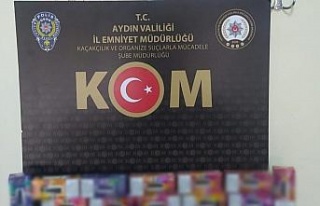 Taşıdığı koliden kaçak sigara çıktı