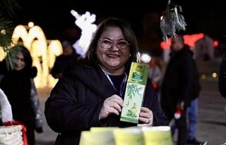 Yeni yıl panayırında Didyma markalı ürünler...