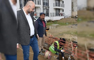 Germencik’te doğalgaz için ilk kazma vuruldu