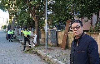 Nazilli Şirinevler Mahallesi’nde temizlik çalışması...