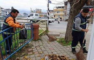 Nazilli’de temizlik çalışmalarına yoğunluk...