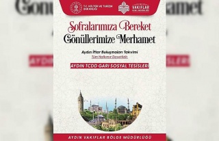 Aydın Vakıflar Bölge Müdürlüğü Ramazan boyunca...