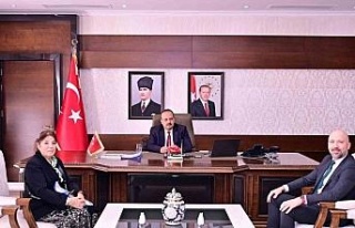 Başkan Arıkan, Vali Canbolat ile bir araya geldi