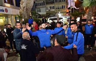 Başkan Kaya’dan ’lidere’ coşkulu karşılama
