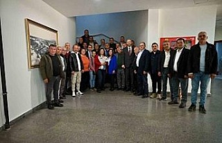 Başkan Zencirci ve muhtarlar, Çerçioğlu ile görüştü