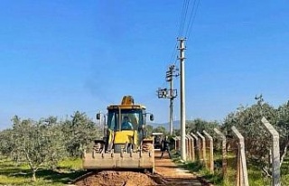 Didim’de yol yapım çalışmaları sürüyor