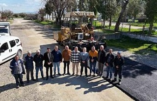 Nazilli’de atıl makineler tamir edildi, ilk asfalt...