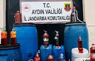 Nazilli’de sahte içki üretimine jandarma engeli