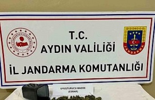 Ormanlık alanda gizlenen uyuşturucu, jandarmanın...