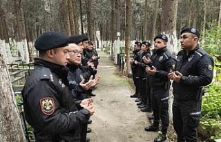 Şehit polis Fuat Kaplan mezarı başında anıldı