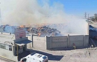 Söke Kipaş Kağıt Fabrikası’nda yangın