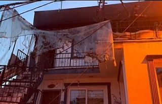 Söke’de tüp patladı, evde hasar oluştu