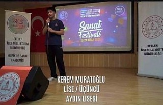 Aydın Lisesi öğrencilerinden 3 derece