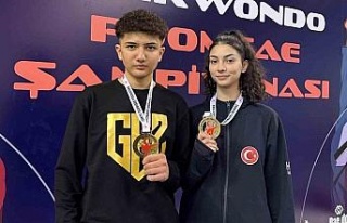 Aydınlı tekvandocular şampiyonaya damga vurdu