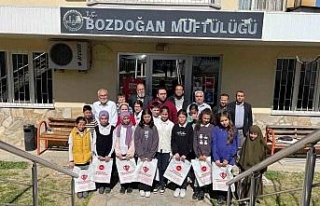 Bozdoğan’da dereceye giren öğrenciler ödüllendirildi