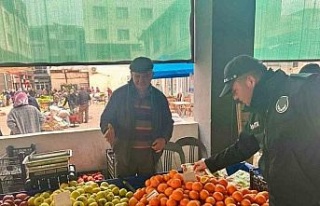 Çine’de zabıta ekipleri semt pazarlarında denetimlerini...