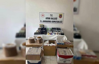 Didim’de 82 bin 760 adet doldurulmuş makaron ele...