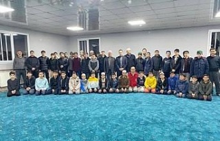 Hafızlık öğrencileri ile sahurda bir araya geldiler