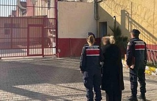 Hakkında 9 suçtan aranması olan kadın banyo dolabında...