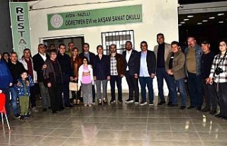İlçe Milli Eğitim Müdürlüğü basın mensupları...